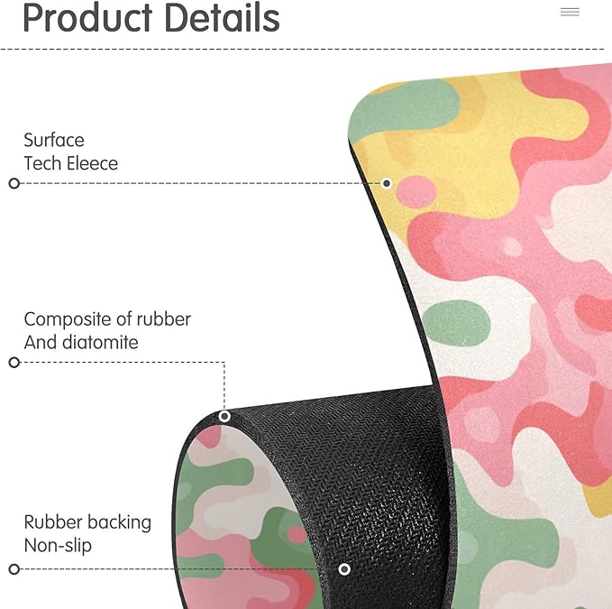 Kitchen Sink Splash Guard 2 PCS 14.7 Inch Sink Faucet Mat Splash Guard - Image 3