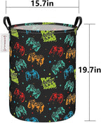QUEENLALA Large Storage Basket, Laundry Hamper/Bathroom/Home Decor/Collapsible - Image 2