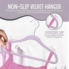 50 Premium Velvet Baby Hangers 11.8" Inch Non-Slip Infant, Ultra Slim - Image 6