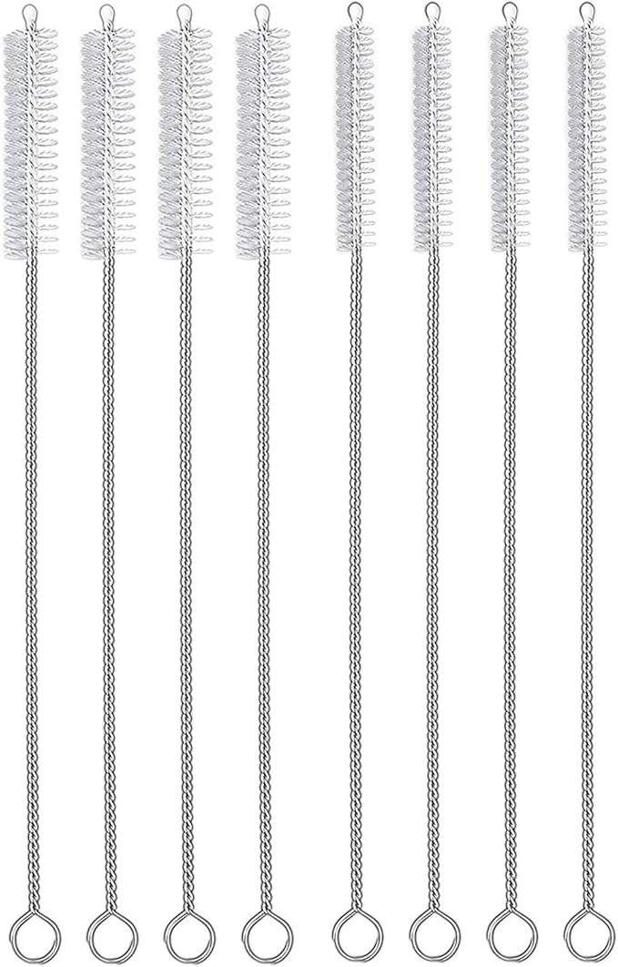 Hiware Straw Cleaner Brush Set, 8-Piece Long Cleaning Brush by HIWARE