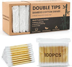 GOLD HONEY Bamboo Cotton Swabs 600 Count by GOLDHONEY