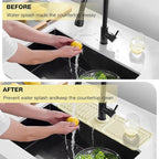 Faucet Mat for Kitchen Sink – Adjustable Silicone Sink Splash Guard - Image 5