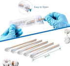 JMU Sterile Cotton Tipped Applicators, 2000 Sterile Cotton Swabs Wood Shaft - Image 6