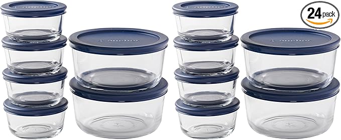 Anchor Hocking 12 Piece Glass Storage Containers by AnchorHocking