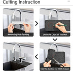 Kitchen Sink Splash Guard 1 PC 30 Inch Sink Faucet Mat Splash Guard - Image 4