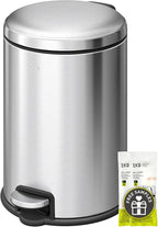 EKO Serene 5L / 1.32 Gallon Step Trash Can by EKO