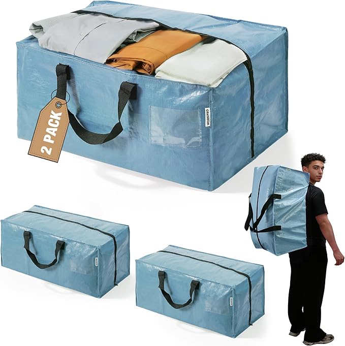 WORKPRO 2 Pack Extra Large Moving Bags by WORKPRO