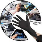 Nitrile Disposable Gloves Pack of 100, Latex Free Safety Working Gloves - Image 6