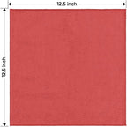HOMEXCEL Red Microfiber Cleaning Cloth 50 Pack, 12.5 x 12.5 inch Microfiber - Image 7