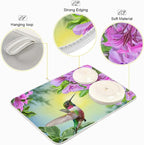 Tarity Hummingbird Flowers Dish Drying Mat - Image 4