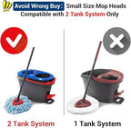 Spin Mop Replace Head for O Ceda Spinning EasyWring Rinse Clean Mop Refill - Image 2