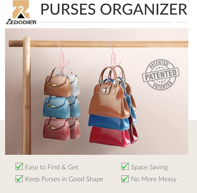 ZEDODIER Purse Hanger Organizer - Image 2