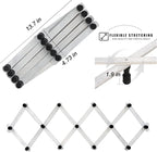 WGFKVAS 2 Pack Expandable Coat Rack, Accordion Wall Hanger, Wooden Hat Rack - Image 2
