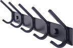 WEBI Coat Rack Wall Mounted, 5 Coat Hooks by WEBI