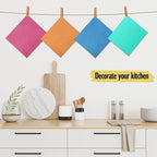 Swedish Dishcloths for Kitchen | 6 Pack Absorbent Cellulose Sponge Cloths - Image 3