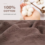 YoulerTex Luxury Decorative Hand Towels Bathroom: 2 Packs 14X30 100% Cotton - Image 4