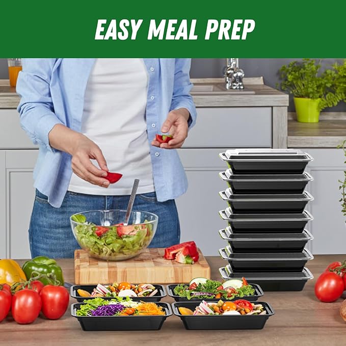 50 Pack 28 oz Meal Prep Containers Reusable - Image 6