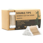 Pointed Cotton Swabs 500 Count Double Precision Tips by Bcowos