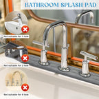 2 Pcs Faucet Mat for Kitchen Sink Splash Guard for Kitchen Sink Faucet Dish - Image 3
