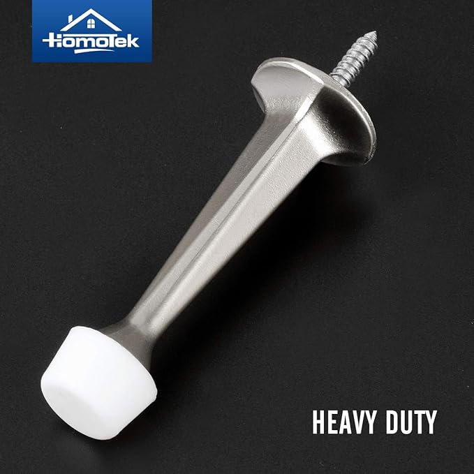 HOMOTEK 4 Pack Heavy Duty Solid Rigid Door Stop - Image 5