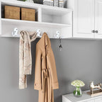 IBosins 20 Pack Heavy Duty Coat Hooks Wall Mounted - Image 4