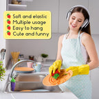 Vesici 10 Pieces Fruit Dish Scrubber Non Scratch Cleaning Sponge Double Layered - Image 4