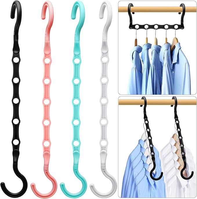 Magic Clothes Hangers Space Saving, Premium Closet Organizers and Storage by MSHALADE