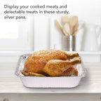 Stock Your Home Aluminum Pans 9x13 Disposable Foil Pans - Image 5