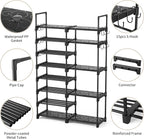 ROJASOP Shoe Rack Organizer, 8-Tier Metal Shoe Rack - Image 5