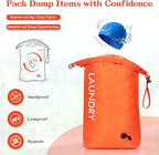 Travel Laundry Bag, Vacuum Compression Dirty Clothes Travel Bag, Waterproof - Image 3