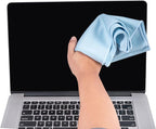 KLNYOO Microfiber Glass Cleaning Cloths Lint Free Streak Free Quickly and - Image 5