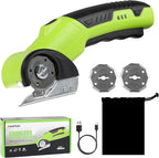Electric Scissors & Cardboard Cutter, 4V Cordless Power Box Cutter by KIMPOK