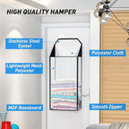 MaxGear Hanging Laundry Hamper, Over the Door Hamper - Image 3