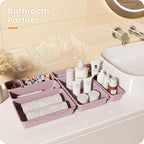 【】 【】 Purple Drawer Organizer, Makeup organizer, 【Holds 177 - Image 2