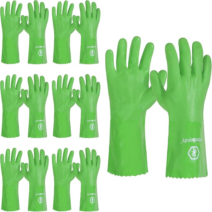 HANDLANDY Chemical Gloves, Heavy Duty Cleaning Gloves by HANDLANDY