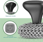 Cast Iron Scrubber | Dish Scrub Brush | 316 Cast Iron Cleaner Chainmail Scrubber - Image 3