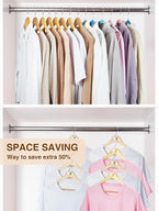 Smartor Clothes Hanger Connector Hooks 30 Pack, Closet Storage and Organization - Image 3