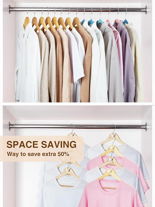 Smartor Clothes Hanger Connector Hooks 30 Pack, Closet Storage and Organization - Image 3