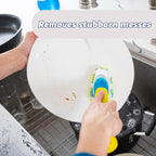Scrub Daddy Dish Daddy Dish Wand & Refill Heads, Soap Dispensing Dish Brush - Image 4