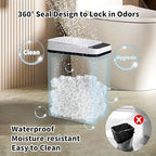 3 Pack Bathroom Trash Can with Lid, 2.5 Gallon Small Slim Trashcan, Automatic - Image 5