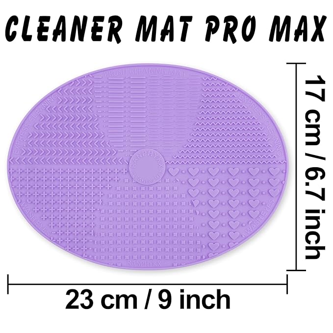 Makeup Brush Cleaner Mat Silicone Brush Cleaning Mat Big Size Make Up Brush - Image 2