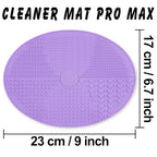 Makeup Brush Cleaner Mat Silicone Brush Cleaning Mat Big Size Make Up Brush - Image 2