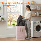 Lifewit 2 Pack Laundry Hamper Large Collapsible Laundry Baskets, Freestanding - Image 2