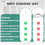 Quality Clear Hangers 12 Pack - Image 5