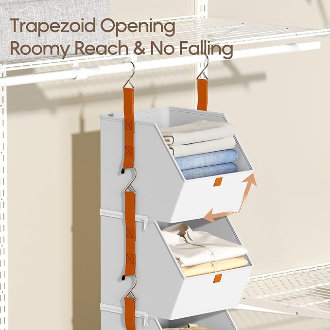 Collapsible Hanging Closet Organizer - Image 4