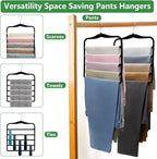 Pants Hangers Space Saving, 5P Scarf Hangers - Image 5