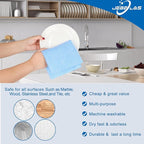 JEBBLAS Cleaning Towels, Dish Towels and Dish Cloths, Dry Quickly, 60 - Image 3