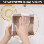 Homaxy 100% Cotton Waffle Weave Check Plaid Dish Cloths, 12 x 12 Inches - Image 4