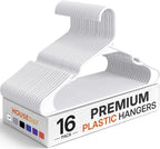 HOUSE DAY Plastic Hangers 16 Pack by HOUSEDAY