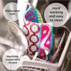 Skoy Scrub, 1-Piece Reusable, Non-Scratching Dish Scrubber - Image 4